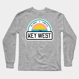 Florida Key West Zero Mile Marker Long Sleeve T-Shirt